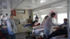 Ordu’da gönüllüler yasağa rağmen kan bağışını sürdürülüyor