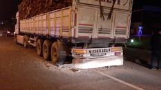 Ordu’da kamyona çarpan otomobilin sürücüsü ağır yaralandı