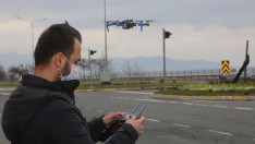 Ordu’da Sokağa çıkan vatandaşlar dron ile denetleniyor