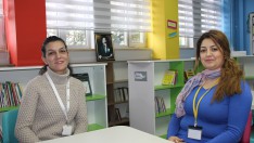 Okul kütüphanesi gönüllü annelere emanet