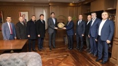 Bem-Bir-Sen Genel Başkanı Uslu’dan, Büyükşehir Belediye Başkanı Güler’e ziyaret