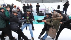 Ordu Argan Yaylası Kar Festivali yoğun ilgi gördü.